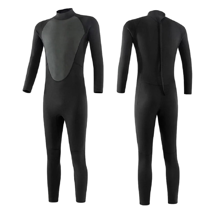 JoyMaySun Full-Body Neoprene Wetsuit Black001 – 2MM or 3MM | 7 Sizes: S to 4XL | Diving, Surfing, Snorkeling, Kayaking, Freediving | Men