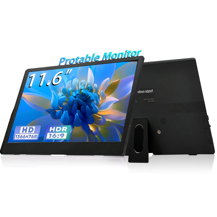 AHXJKA 11.6 Inch Portable IPS Monitor