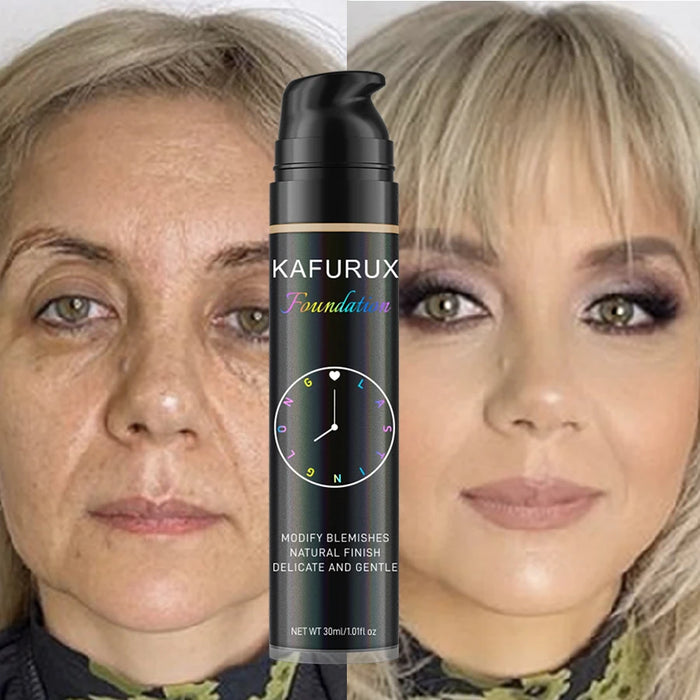 Liquid Foundation Cream – 30ml, CPNP Certified, Waterproof, Oil-Control, Brightening & Concealing, Korean Style, 3 Shades