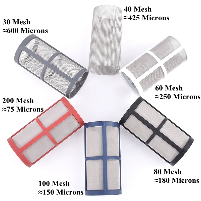 SgooHan Garden Water Filter Strainer – 1/2", 3/4", 1" Male & Female | 30–200 Mesh | 42 Variants | 0–1.0 MPa | 2–80°C | PU Plastic