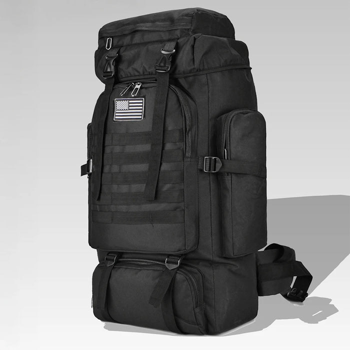 aadd 80L/100L  Mountaineering Bag Climb Bag Tactical Backpacks Large Backpack Outdoors Hiking Camping Travel Bags