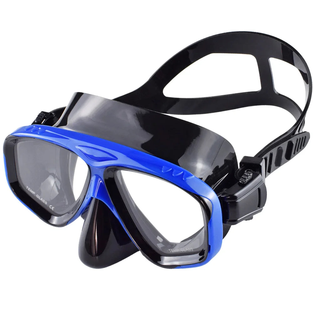 JoyMaySun Snorkel & Diving Mask – Tempered Glass, Wide View, Silicone Skirt, Nose Cover, Adjustable Strap | 10 Colors | 196g