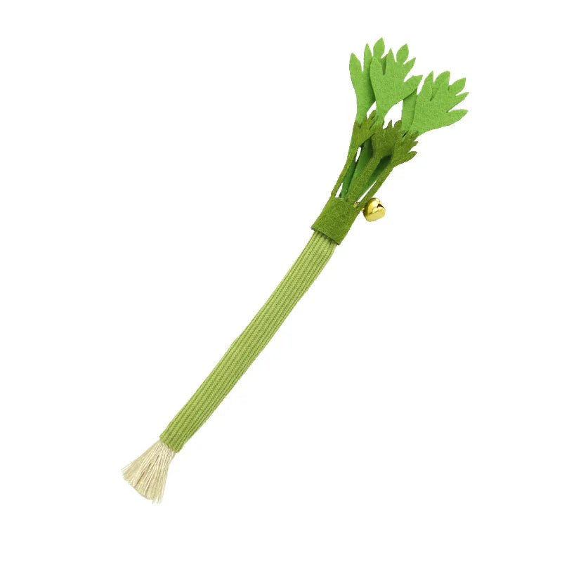 Cat Catnip Chew Toy Molar Stick – 2 Variants: 1pc & 2pc | Felt | Teeth Cleaning | Interactive Self-Playing | Bite & Squeaky | No Battery