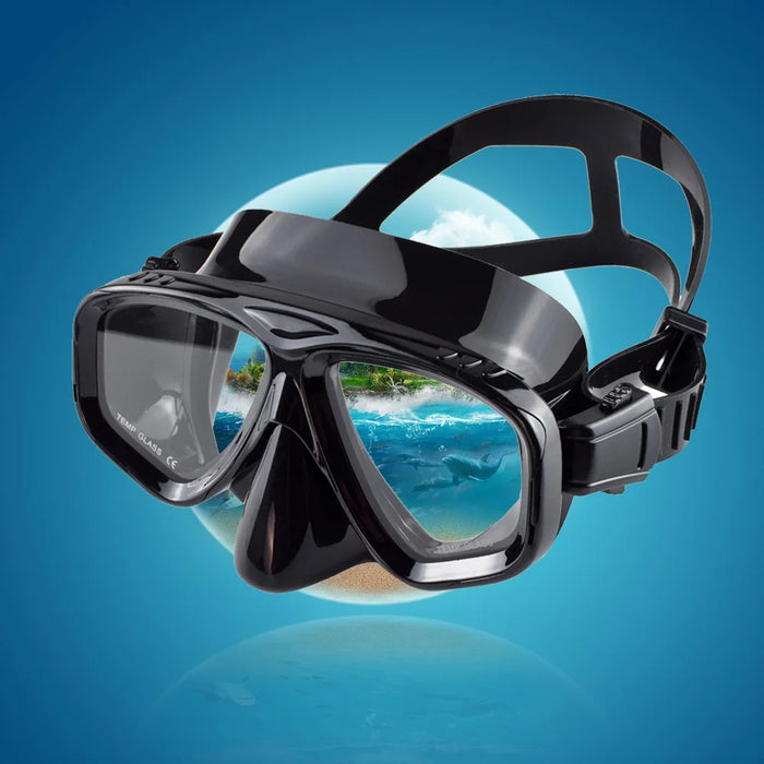 JoyMaySun Snorkel & Diving Mask – Tempered Glass, Wide View, Silicone Skirt, Nose Cover, Adjustable Strap | 10 Colors | 196g