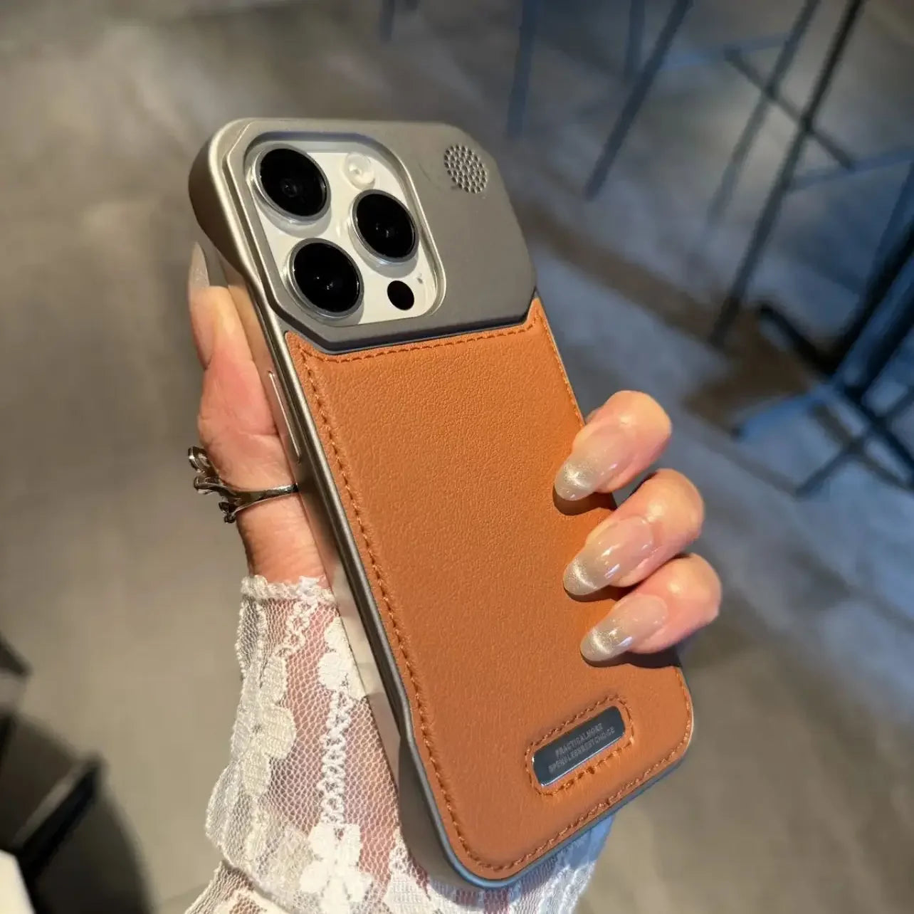 Business Leather iPhone Case with MagSafe – Compatible with iPhone 11 / 12 / 13 / 14 / 15 / 16 / 17 Series incl. Air, Plus & Pro Max | Frameless Armor | 5 Colors | 120 Variants