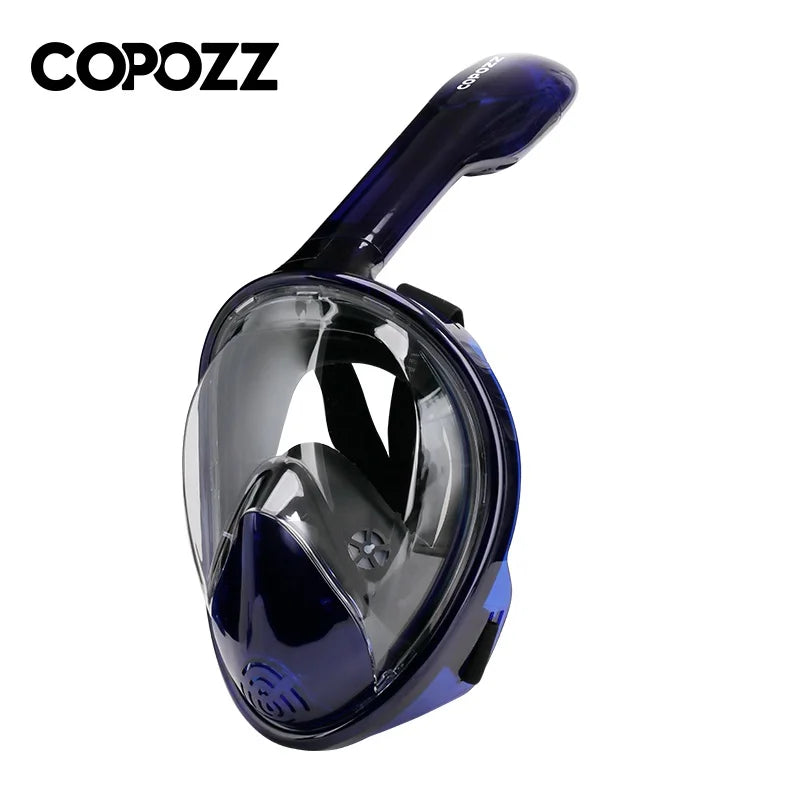 COPOZZ Full-Face Snorkeling & Diving Mask 4910 – Anti-Fog | 4 Colors | 2 Sizes: S/M & L/XL | 8 Variants | Adults | 665g