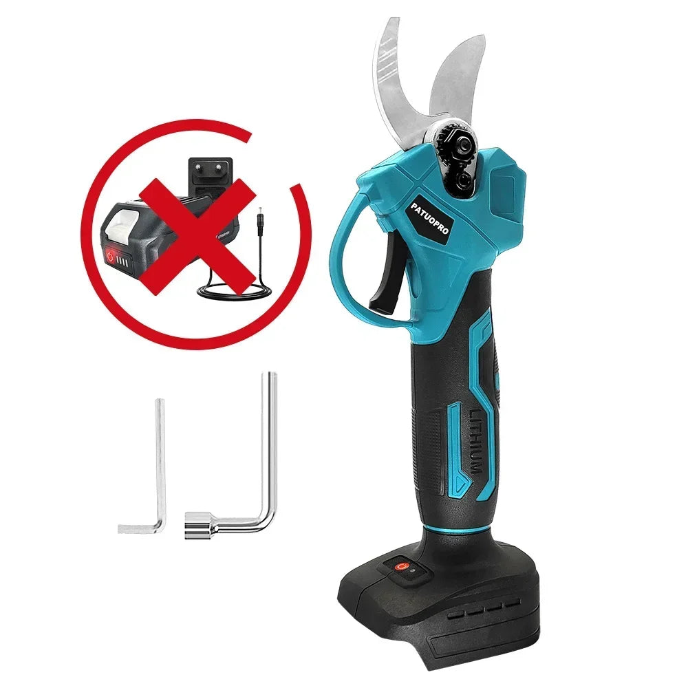 PATUOPRO 30mm Cordless Brushless Electric Pruning Shear | 18V Makita Battery | 400W | Carbon Steel | No Battery | 0.94kg