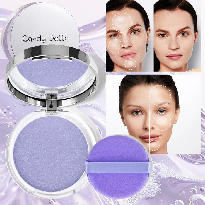 Candy Bella Violet Cream-to-Powder Contouring Face Powder – Waterproof, Oil-Controlling, Long-Lasting, All Skin Types, 1 or 2 Pcs