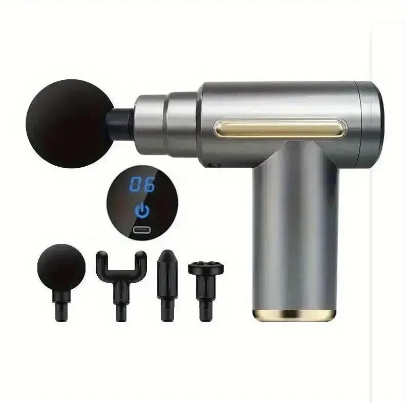 Mini Handheld Percussion Massage Gun – Portable Deep Muscle Massager for Body, Back, Neck & Legs