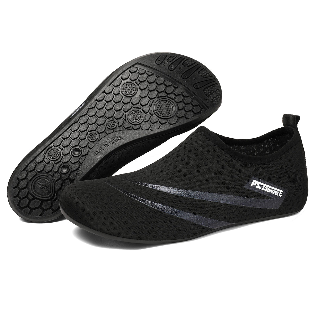 pscownlg Aqua Water Shoes – Quick-Dry, Slip-On | 5 Colors | 6 Sizes: EU 36-47 | 30 Variants | Diving, Surfing, Swimming, Beach | Unisex