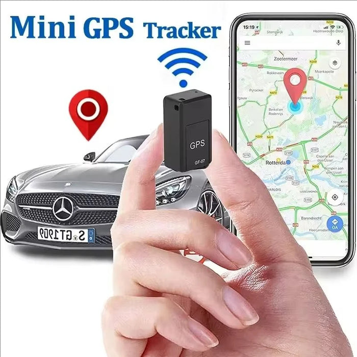 GF07 Mini GPS Tracker – Strong Magnetic Mount, App Positioning, Anti-Lost Alarm, Wireless | Car & Vehicle Locator | CE/FCC | 30g