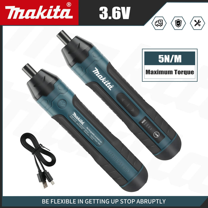 Makita HT422 Cordless Electric Screwdriver – 3.6V, 5N.m Torque, 1/4 inch Chuck, 1300mAh Li-ion Battery | Handheld | No Battery Included | 324g